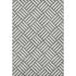 5' X 8' Charcoal And Ivory Geometric Washable Area Rug With UV Protection