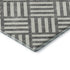 8' X 10' Charcoal And Ivory Geometric Washable Area Rug With UV Protection