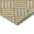 8' X 10' Gold And Ivory Geometric Washable Area Rug With UV Protection