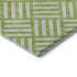 5' X 8' Lime Green And Ivory Geometric Washable Area Rug With UV Protection
