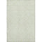 5' X 8' Mint Green And Ivory Geometric Washable Area Rug With UV Protection