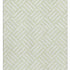 5' X 8' Mint Green And Ivory Geometric Washable Area Rug With UV Protection