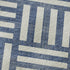 5' X 8' Navy Blue And Ivory Geometric Washable Area Rug With UV Protection