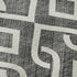 5' X 8' Black And Ivory Geometric Washable Area Rug With UV Protection