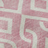 5' X 8' Blush And Ivory Geometric Washable Area Rug With UV Protection