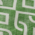 5' X 8' Emerald And Ivory Geometric Washable Area Rug With UV Protection