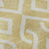 8' X 10' Gold And Ivory Geometric Washable Area Rug With UV Protection