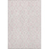 8' X 10' Pink And Ivory Geometric Washable Area Rug With UV Protection