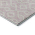 8' X 10' Pink And Ivory Geometric Washable Area Rug With UV Protection