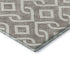 5' X 8' Taupe And Ivory Geometric Washable Area Rug With UV Protection