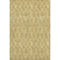 5' X 8' Gold And Beige Diamond Washable Area Rug With UV Protection