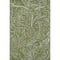 5' X 8' Green And Ivory Paisley Washable Area Rug With UV Protection