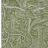 5' X 8' Green And Ivory Paisley Washable Area Rug With UV Protection