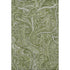 5' X 8' Green And Ivory Paisley Washable Area Rug With UV Protection