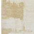 5' X 8' Beige Ivory And Gold Abstract Washable Area Rug With UV Protection