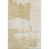 5' X 8' Beige Ivory And Gold Abstract Washable Area Rug With UV Protection