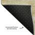 5' X 8' Beige Ivory And Gold Abstract Washable Area Rug With UV Protection