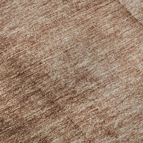 5' X 8' Brown And Beige Ombre Washable Area Rug With UV Protection