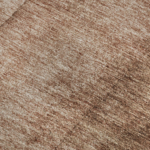 5' X 8' Brown And Beige Ombre Washable Area Rug With UV Protection
