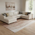 8' X 10' Brown And Beige Ombre Washable Area Rug With UV Protection
