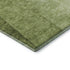 8' Olive Green And Ivory Ombre Washable Round Rug With UV Protection
