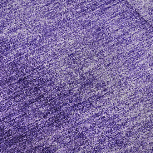9' X 12' Purple And Ivory Ombre Washable Area Rug With UV Protection