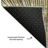 8' X 10' Gray Gold And Ivory Floral Washable Area Rug With UV Protection
