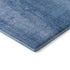 8' Blue And Ivory Nautical Washable Round Rug With UV Protection