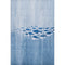 8' X 10' Blue And Ivory Nautical Washable Area Rug With UV Protection