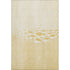 9' X 12' Gold And Ivory Nautical Washable Area Rug With UV Protection