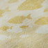 9' X 12' Gold And Ivory Nautical Washable Area Rug With UV Protection