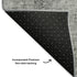 8' X 10' Gray And Ivory Nautical Washable Area Rug With UV Protection
