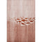 8' X 10' Terra Cotta And Ivory Nautical Washable Area Rug With UV Protection