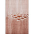 8' X 10' Terra Cotta And Ivory Nautical Washable Area Rug With UV Protection