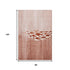 8' X 10' Terra Cotta And Ivory Nautical Washable Area Rug With UV Protection