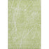 8' X 10' Artichoke Green And Ivory Abstract Washable Area Rug With UV Protection