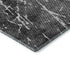 5' X 8' Charcoal And Ivory Abstract Washable Area Rug With UV Protection
