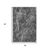 5' X 8' Charcoal And Ivory Abstract Washable Area Rug With UV Protection