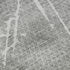 8' X 10' Gray And Ivory Abstract Washable Area Rug With UV Protection