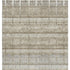 5' X 8' Taupe Gray And Beige Striped Washable Area Rug With UV Protection