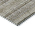5' X 8' Taupe Gray And Beige Striped Washable Area Rug With UV Protection