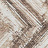 5' X 8' Brown And Ivory Chevron Washable Area Rug With UV Protection