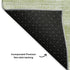 8' X 10' Artichoke Green And Ivory Patchwork Washable Area Rug With UV Protection