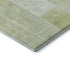8' X 10' Artichoke Green And Ivory Patchwork Washable Area Rug With UV Protection