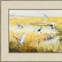 Set Of Two Terns on Marsh Silver Framed Wall Art