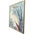 Coastal Paradise Stork Silver Framed Wall Art