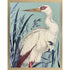 Coastal Paradise Stork Silver Framed Wall Art