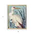 Coastal Paradise Stork Silver Framed Wall Art