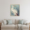 Coastal Paradise Stork Silver Framed Wall Art