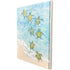 Swimming Turtles II White Framed Wall Art